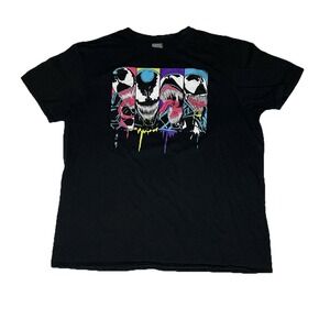 Marvel Venom Graphic T-Shirt Women's XL Black